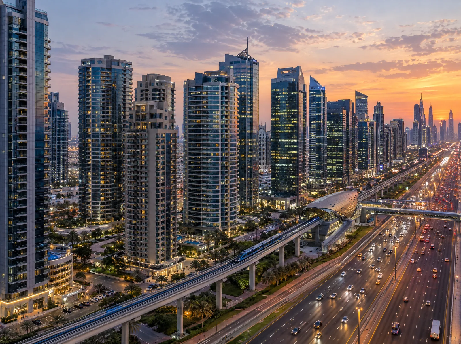 Illustration of Al Barsha & Barsha Heights, Dubai