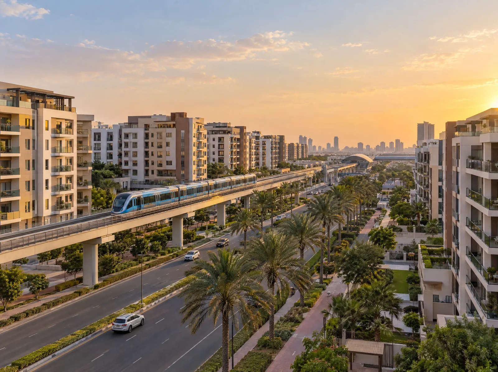 Illustration of Al Furjan & Discovery Gardens, Dubai