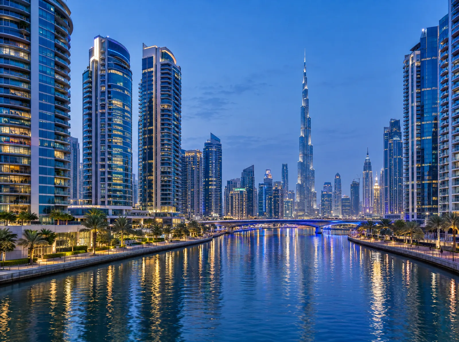 Illustration of Business Bay & d3, Dubai