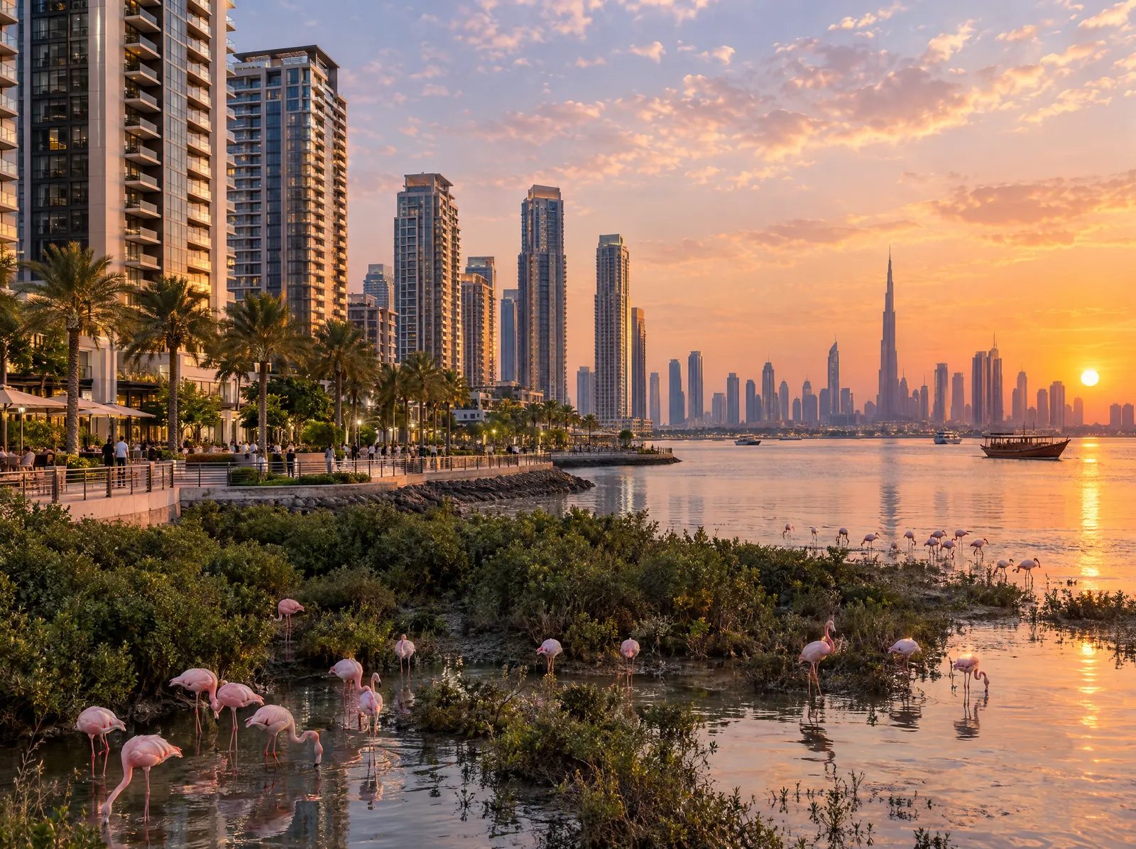 Illustration of Dubai Creek Harbour, Dubai