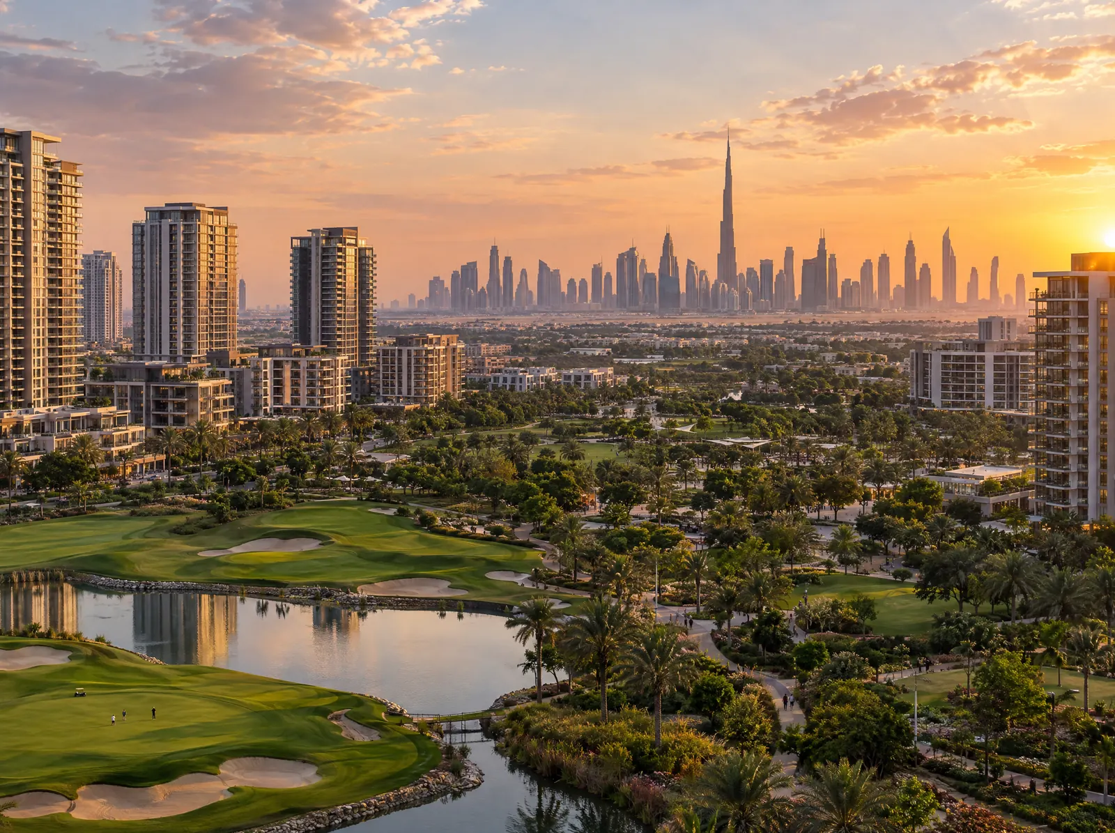 Illustration of Dubai Hills Estate, Dubai
